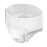 White men's underwear on a white background


