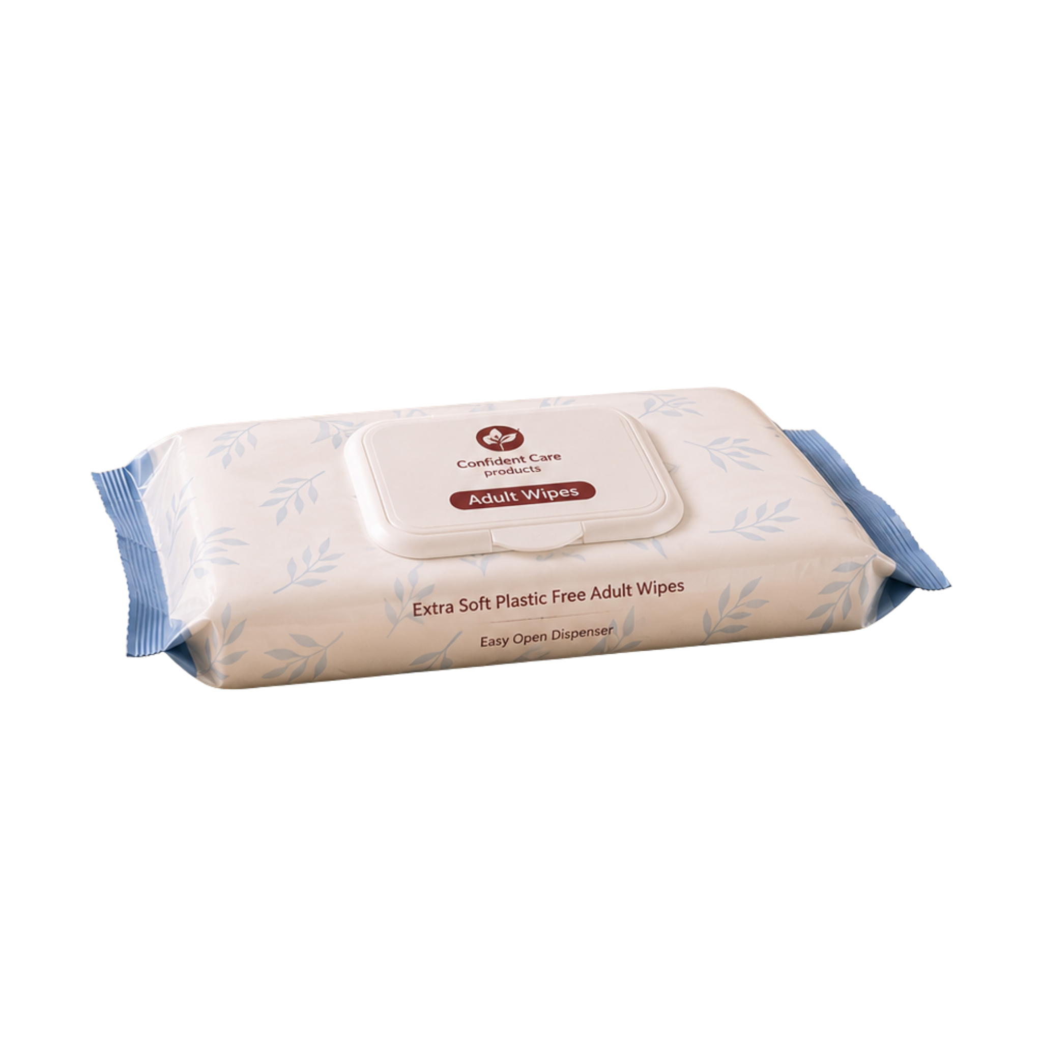Confident Care adult wet wipes, resealable pack
