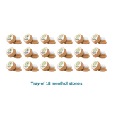 Tray of 18 DeepSEA menthol stones
